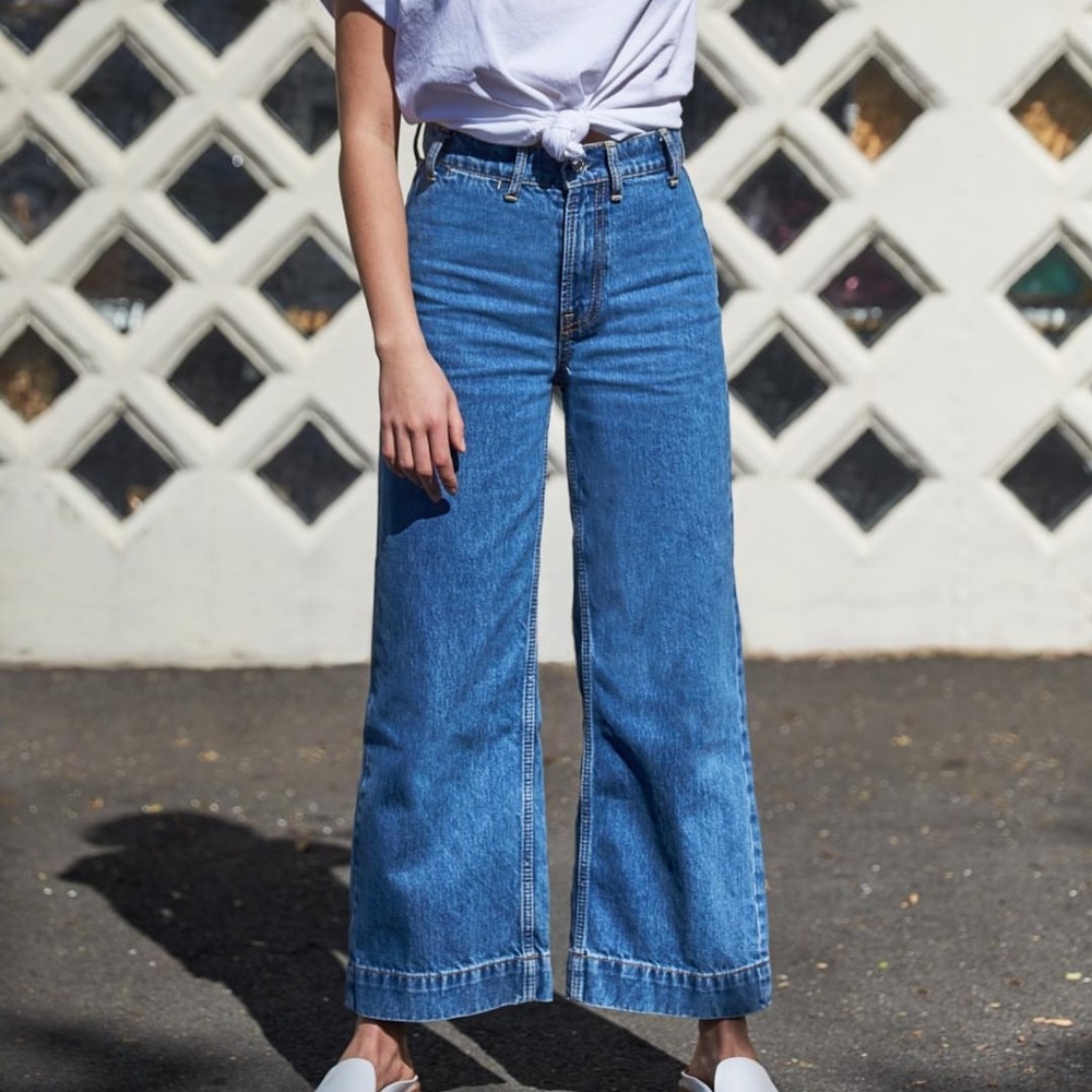 Everlane The Edition 02 Wide Leg Crop Denim Drop